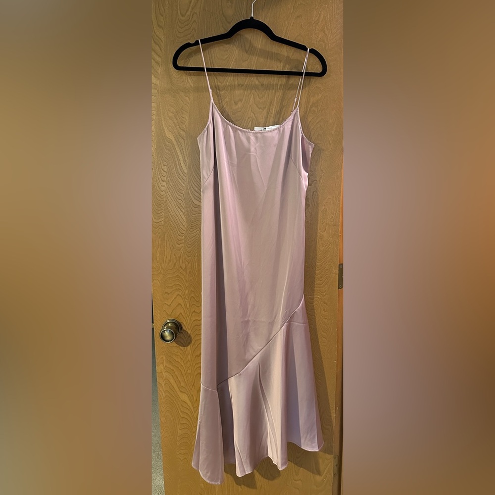 NWT Silk Dress light mauve pink with bias cut; Never worn and unaltered
